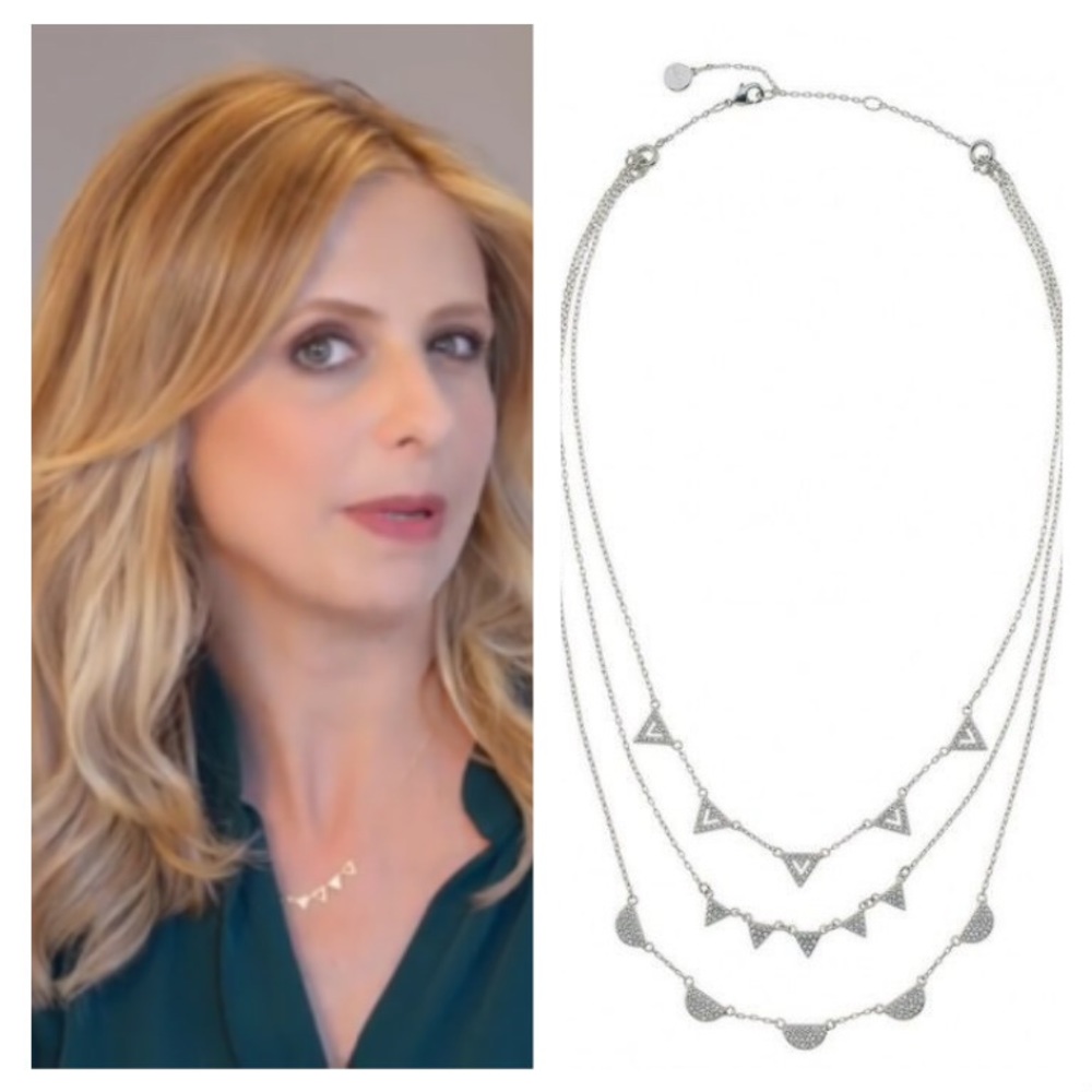 Stella & Dot Pave Chevron necklace